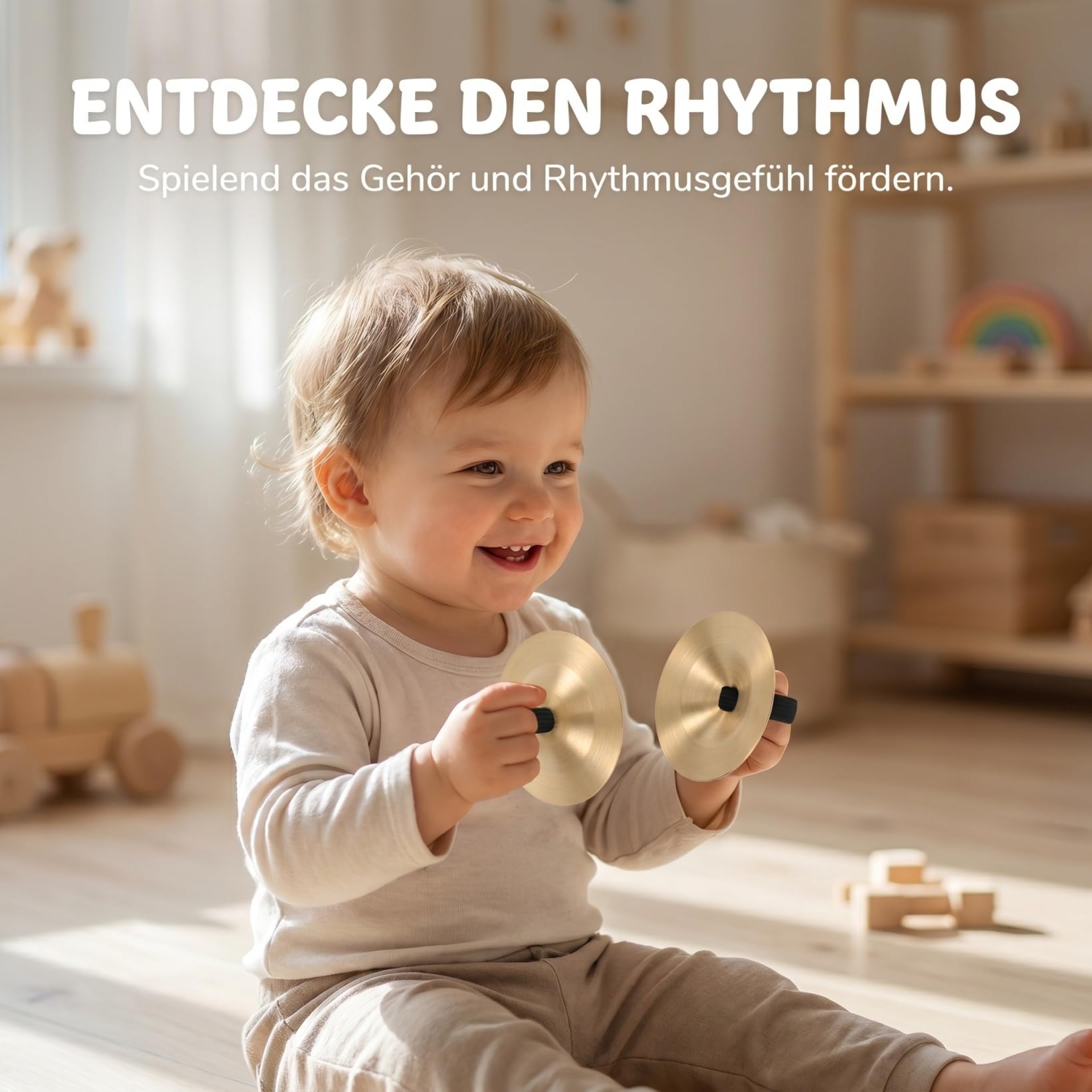 Vaguelly 10 cialde per dita in rame, per danza del ventre, con bagni elastici, strumento musicale per bambini e adulti, ideale per feste ed eventi di danza