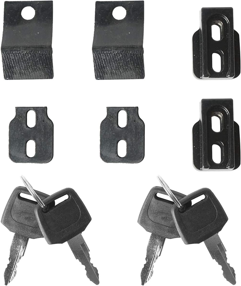 Hooke Road Wrangler Front Hood Latch Stainless Steel Hood Lock w/Keys for 2007-2018 Jeep JK Wrangler & Unlimited