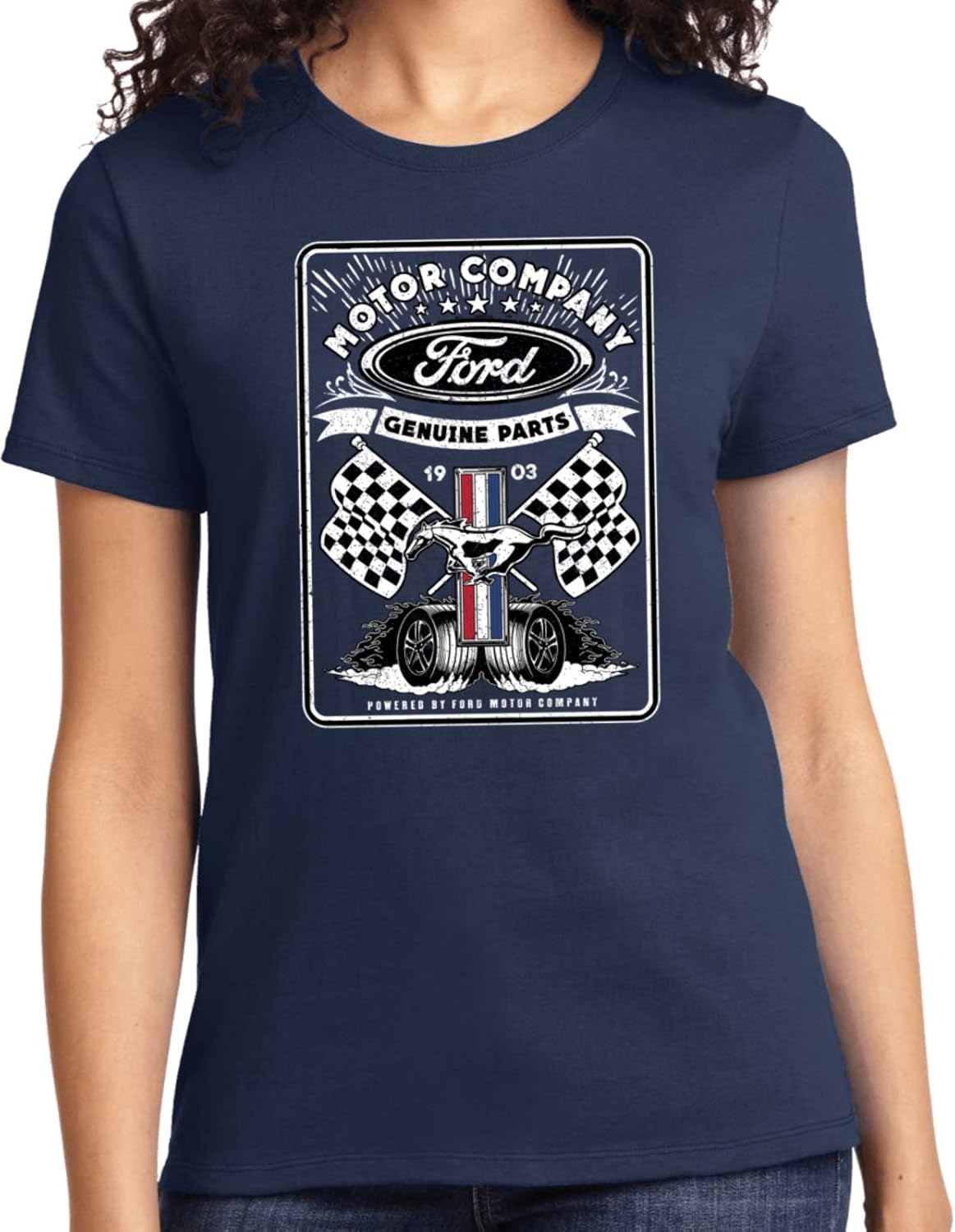 Ford Genuine Parts Racing Ladies T-Shirt
