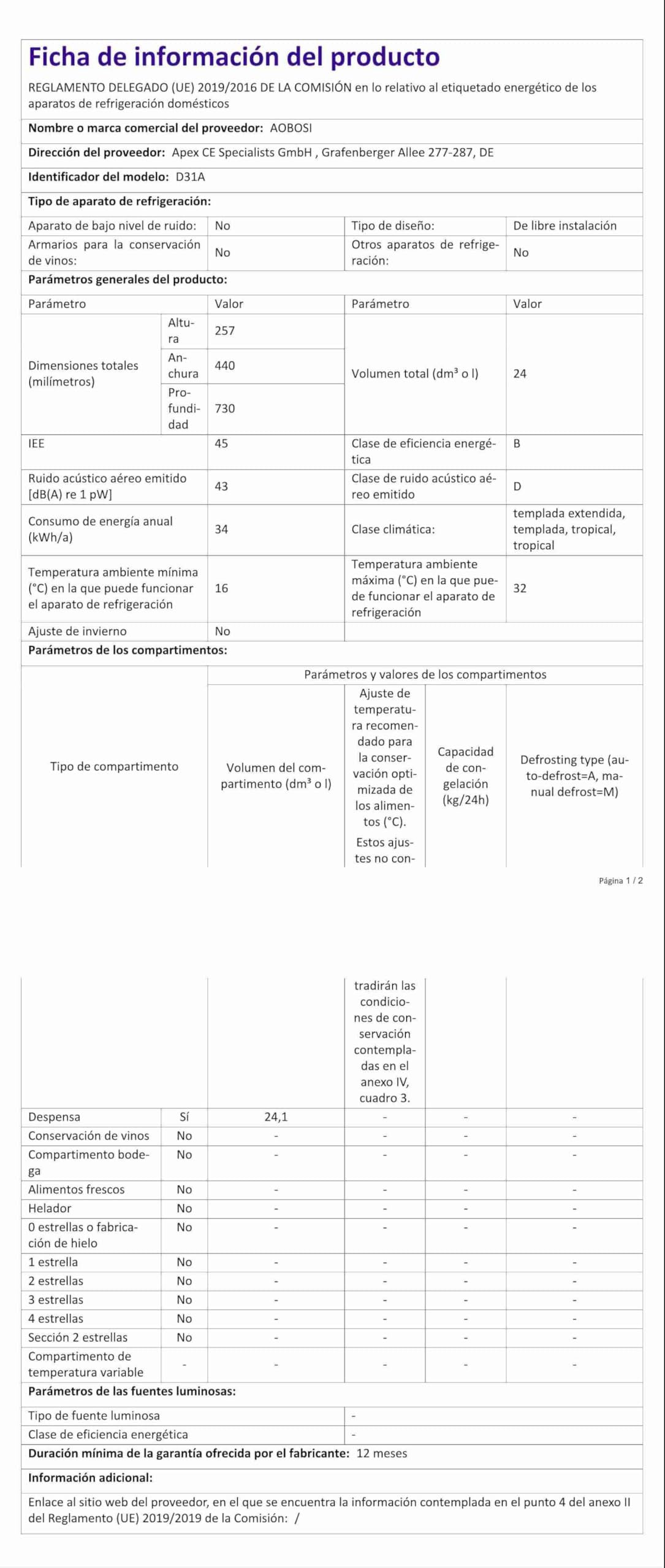 AAOBOSI Nevera Portatil 31L, Refrigerador Tipo Cajón con APP, Nevera Para Caravanas 20°C a -20°C, 12/24V DC, Para Coches, Camiones, Todoterrenos, Caravanas, Barcos, Camping y Viaje