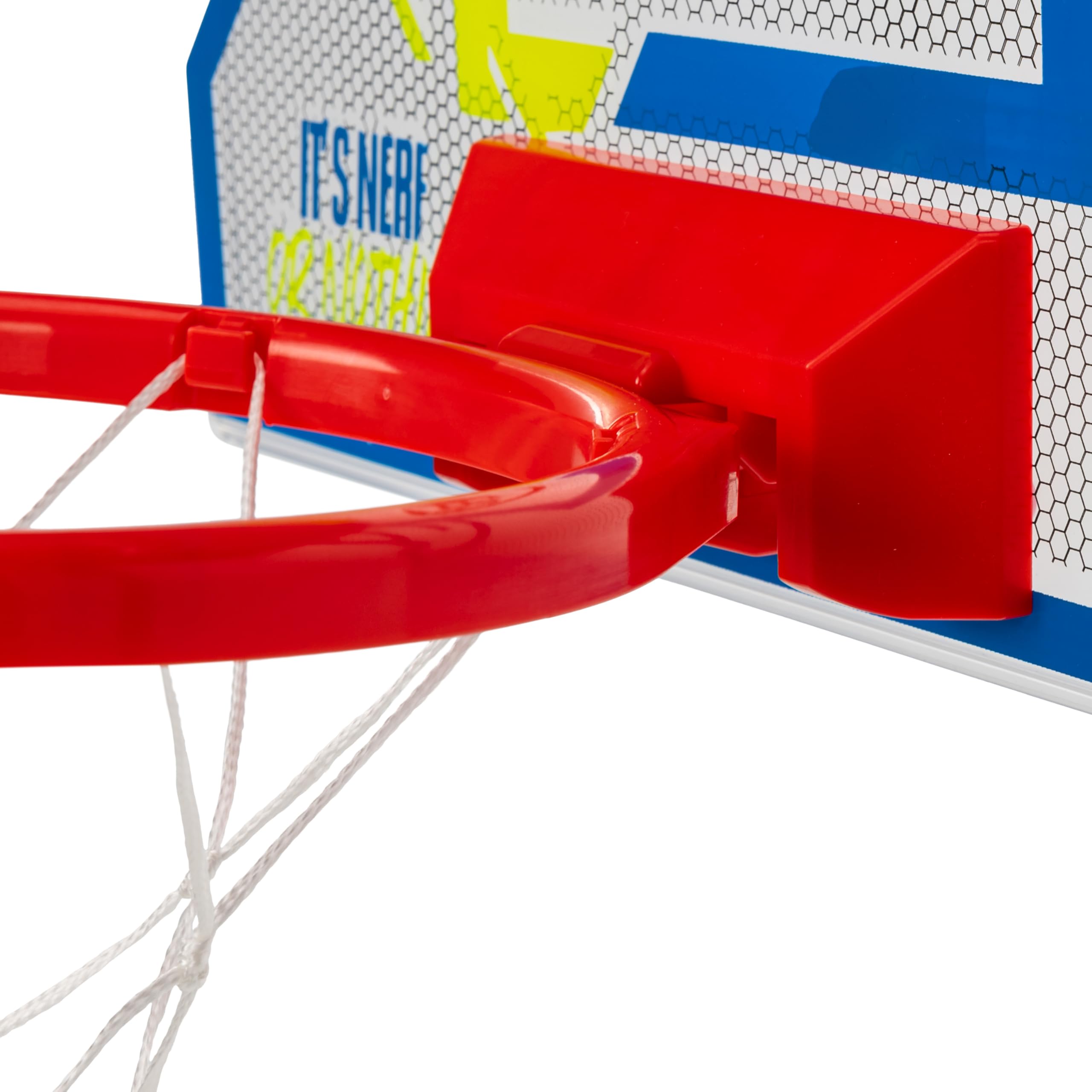 NERFOOP Elite - Juego de Aros de Baloncesto para Encima de la Puerta, Juego de Mini Aros con Pelota de Espuma Nerf, Dormitorio + aro de Accesorios de Oficina, Incluye Bola de Espuma