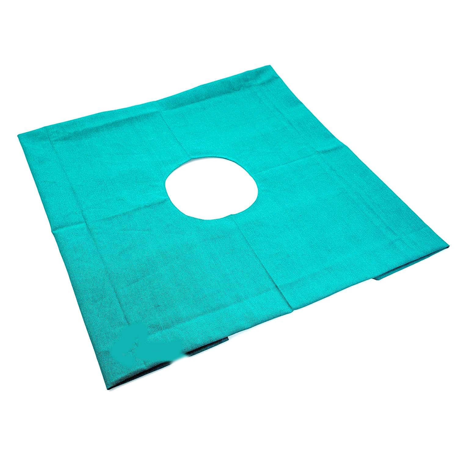 Surgicals Hole Towel Reusable Casement Cotton Fabric (Colour: Green) (MEDIUM) (B0CFXYK5ZP) Amazon Price History, Amazon Price Tracker