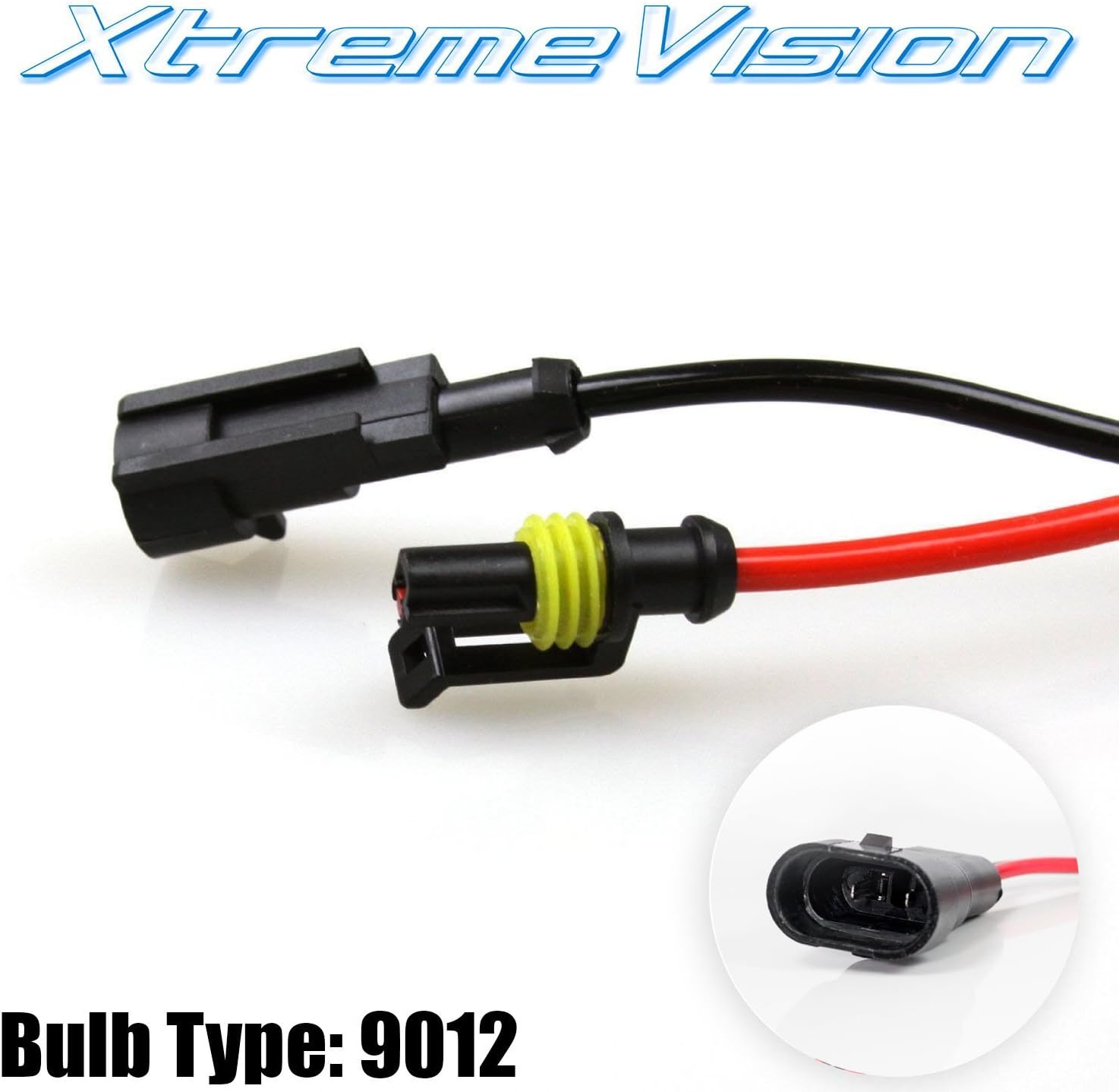 XtremeVision HID Xenon Replacement Bulbs - 9012 5000K - Bright White (1 Pair)