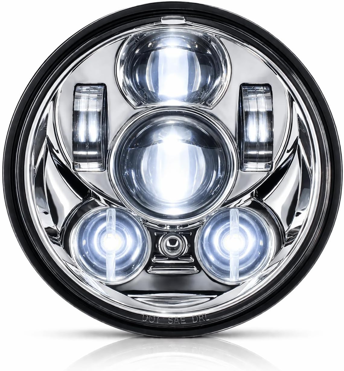 Eagle Lights 5 3/4" Chrome Headlight for Yamaha XVS650, Bolt, Raider, Road Star, Stryker Models