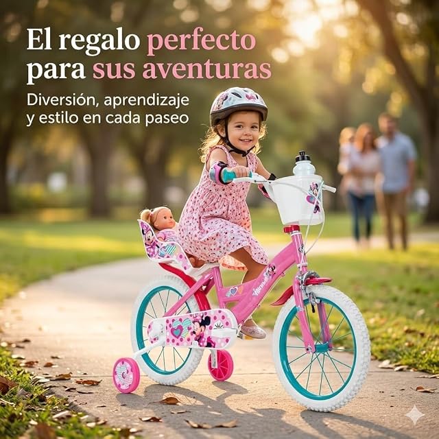 Foto 3 de 8 de TOIMSA Bicicleta 16" Minnie Huffy 5/8 Años