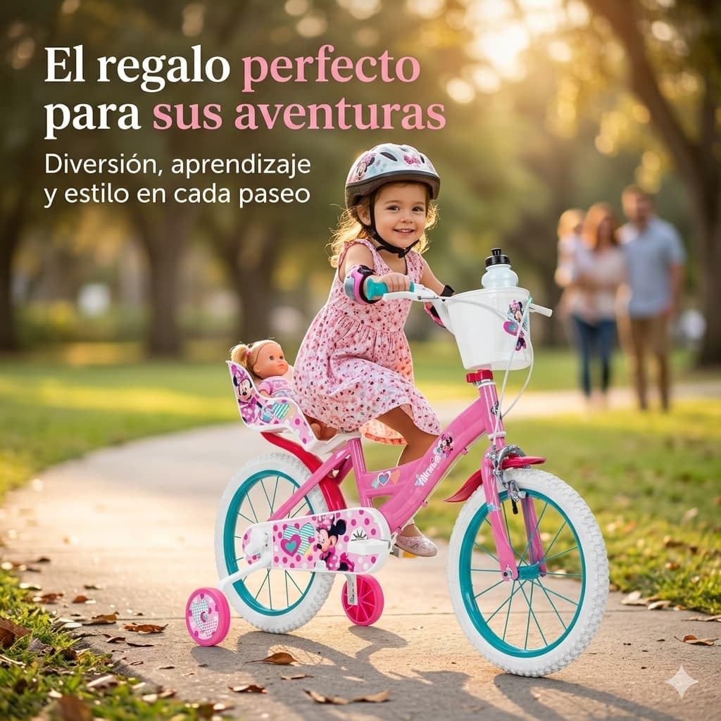 TOIMSA Bicicleta 16" Minnie Huffy 5/8 Años