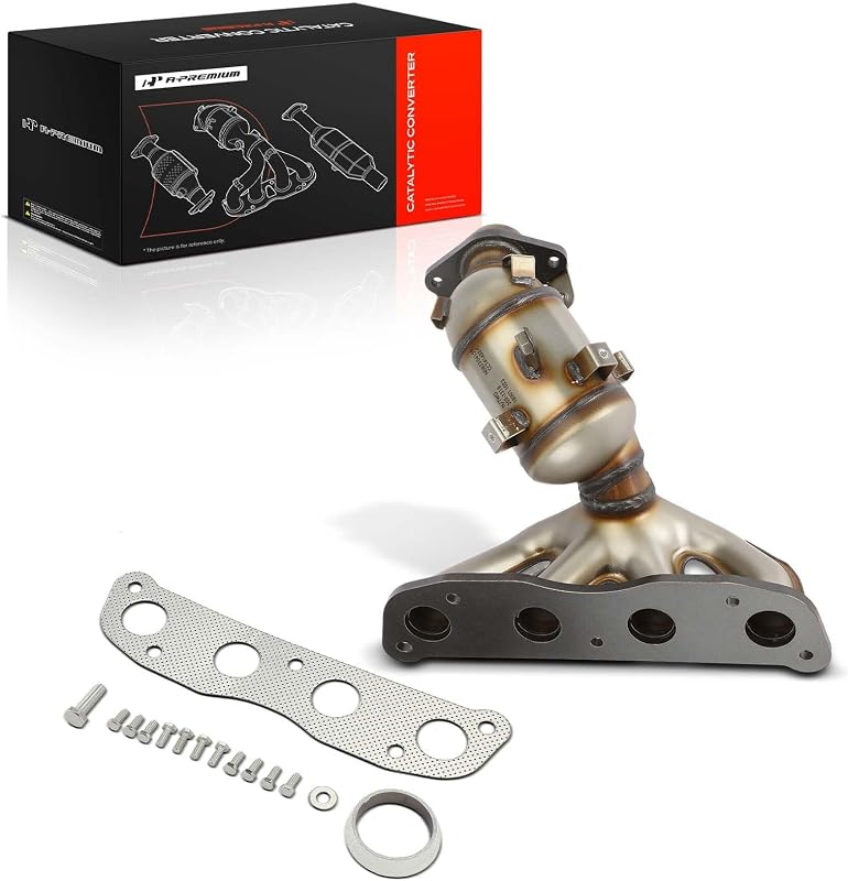A-Premium Front Exhaust Manifold Catalytic Converter, E.P.A Compliant | Compatible with Nissan Sentra 2009-2012 2.0L, Sentra S/SL/SV/SR 2013-2018 1.8L