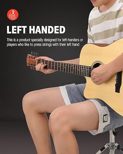 Miniatura 2 de Donner Guitarra acústica para principiantes de tamaño completo Cutaway Acustica Guitarra y guitarra acústica