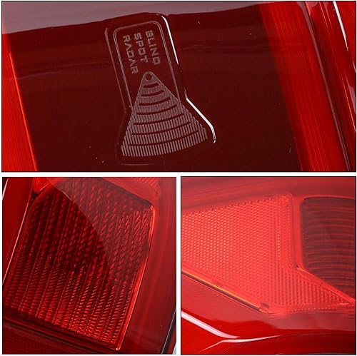 Miniatura 7 de Nakuuly Luces traseras LED con punto ciego compatibles con Ford F150 2015 2016 2017 luz trasera derecha del lado del pasajero luz trasera lámpara de