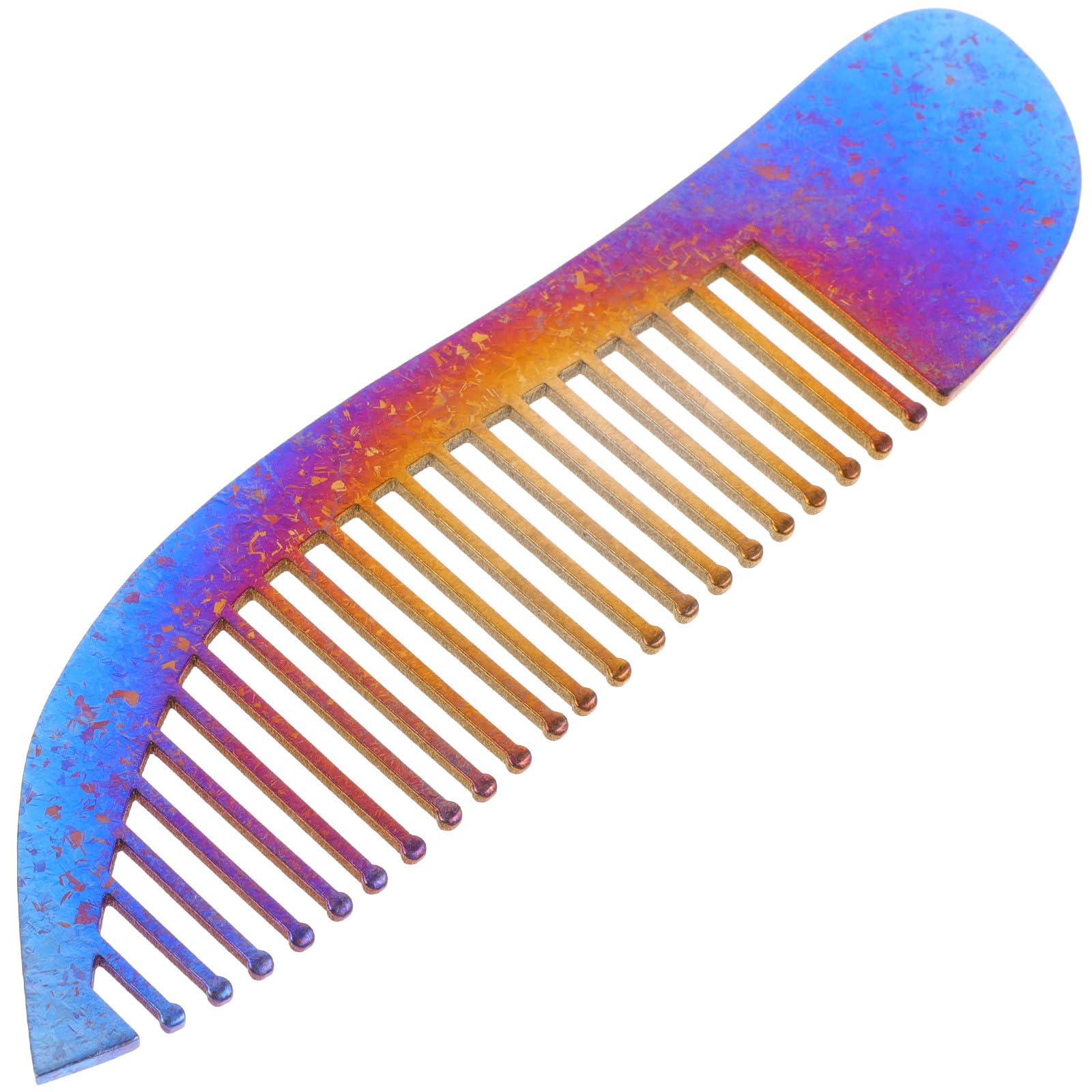 Peigne en titane antistatique TEHAUX léger et inoxydable dents fines - 8