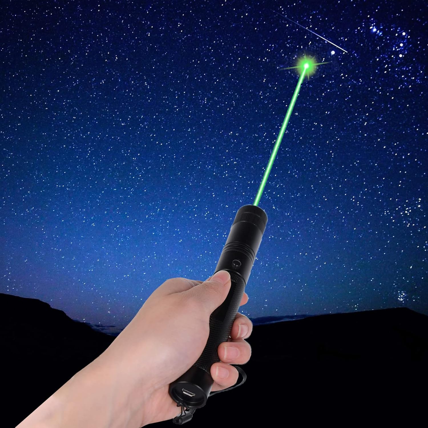 High Power Presentation Pointer has USB Charging Plug, Long Range Green Pointer Handheld Presentation Pointer for Teacher's Presentation, and Outdoor Work : Office Products