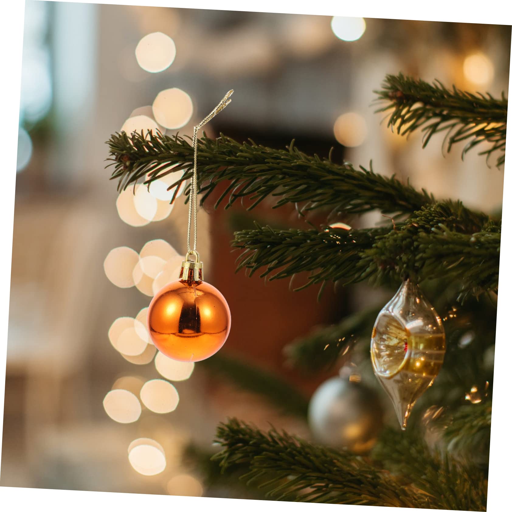 Ciieeo 48pezzi Palla di Natale Sospesa per Decorazioni Natalizie Palla da Festa da Appendere all Albero di Natale Materiale Leggero e Sicuro