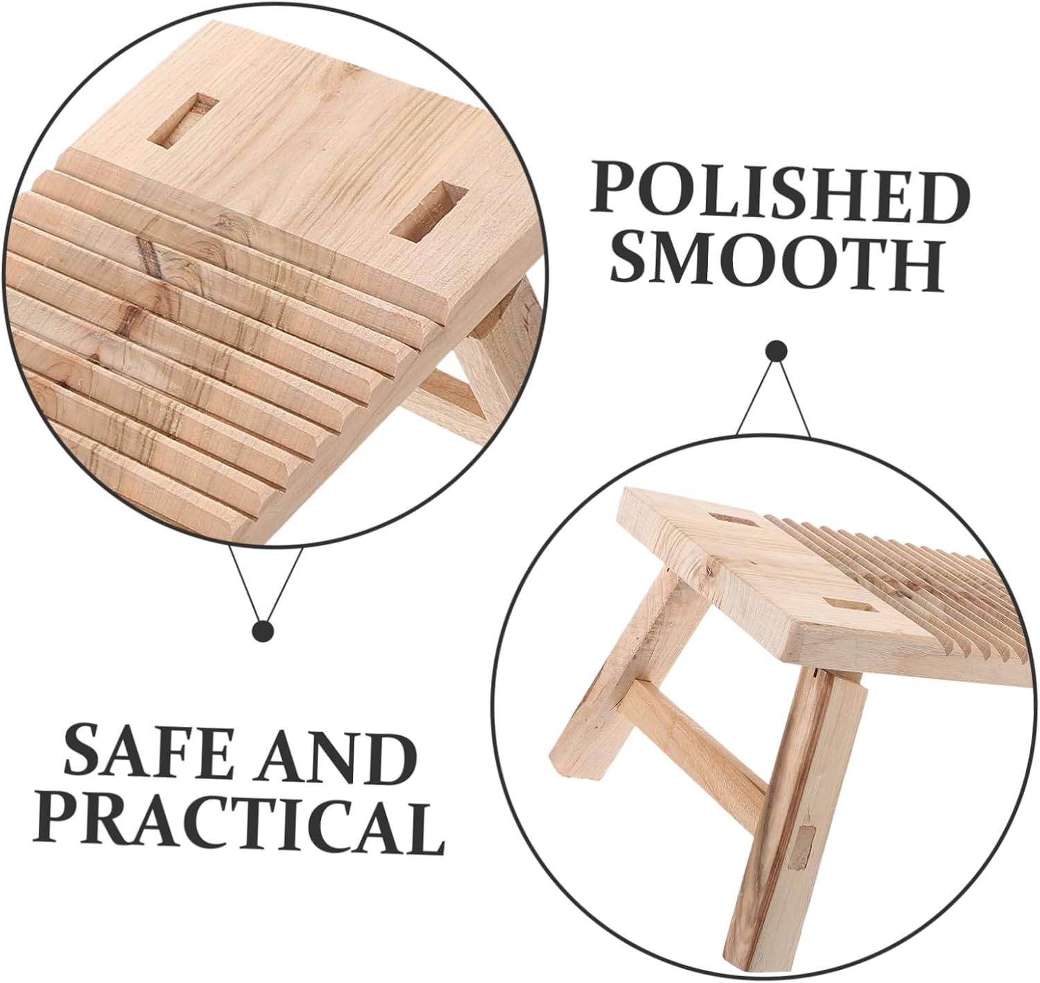 PRETYZOOM Wooden Anti-slip Washboard for Hand Washing Clothes Thickened Design for Laundry and Shoe Cleaning for Socks Towels and Clothes