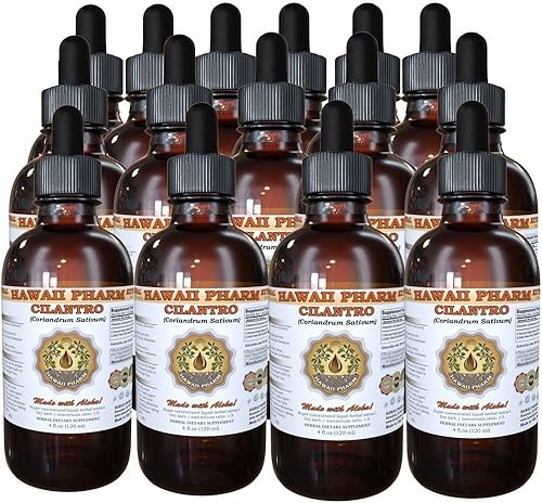Miniatura 9 de HawaiiPharm Cilantro (Coriandrum Sativum) Liquid Extract 4 oz