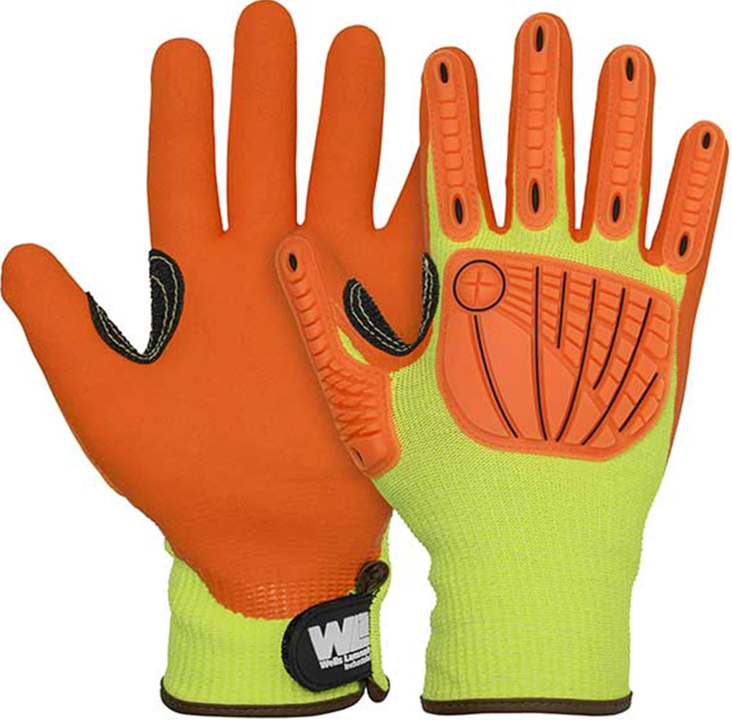 Wells Lamont I2456 Impact Cut Resistant Gloves – ANSI Rated, Nitrile Grip – Safety Work Gloves