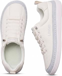 Women's Wide Toe Box Slip-On Sneakers, Wide Width Barefoot Shoes with Zero Drop, Comfortable Casual Walking Shoes for Women, Lightweight Minimalist Sneakers for Wide Feet