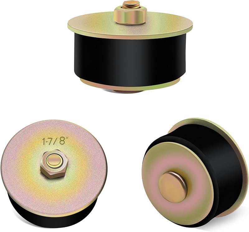 Tampão expansível de borracha para bloco do motor Siptenk 1-7/8" – 3 unidades