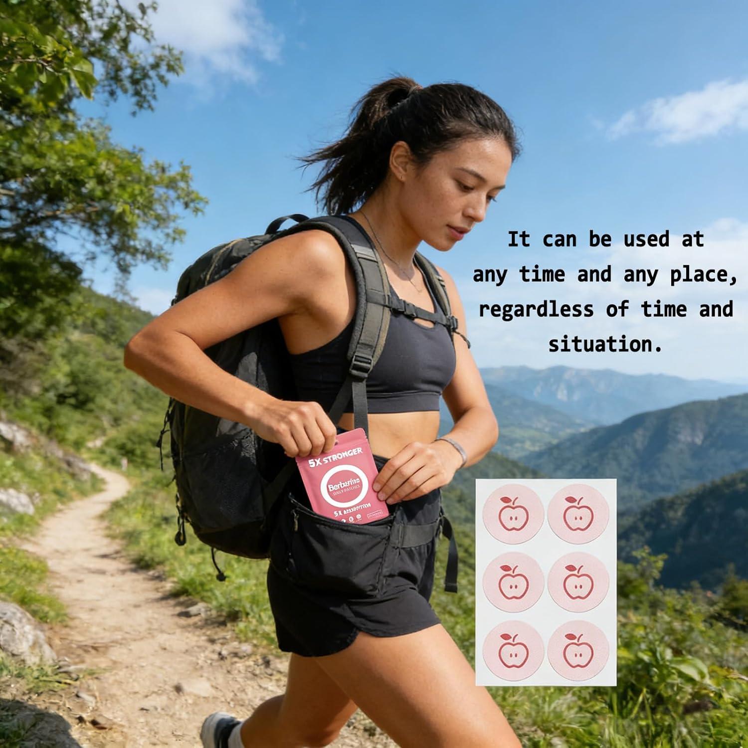 Berberine Patches 5X Stronger Formula, Multi-Part Body Application, Suitable for Men and Women, 90 Patches