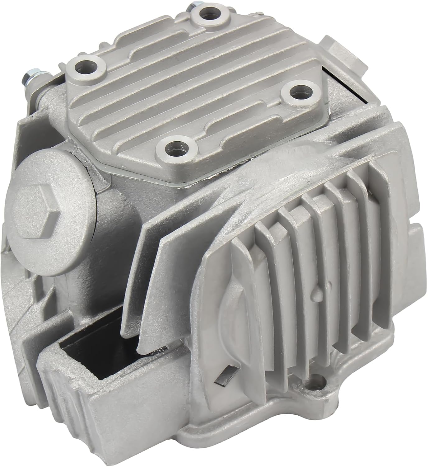 PowerMotor Complete 52.4mm Cylinder Head Kit with Gaskets and Spark Plug Replacement for 4 Stroke Chinese TaoTao Coolster SSR 110cc Engine ATV Quad Go Kart Dirt Pit Bike Scooter