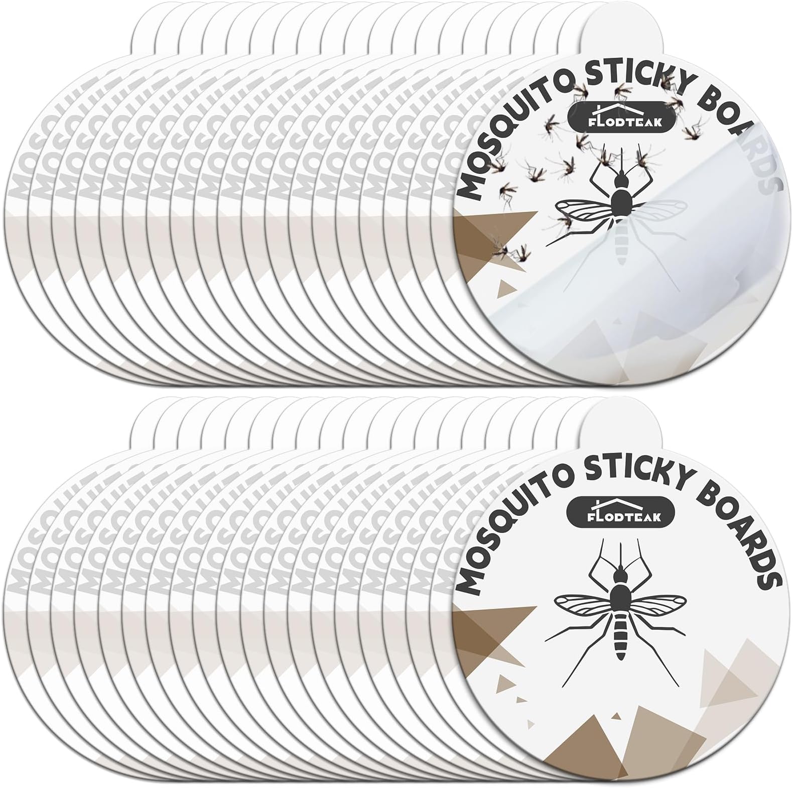 35PCS Mosquito Trap Sticky Refillable Glue Boards, 4.3" Refillable Glue Pads Compatible with Katchy Indoor Insect Trap, Fit for Katchy Fenun Mosquito Trap Bug Zapper Catcher