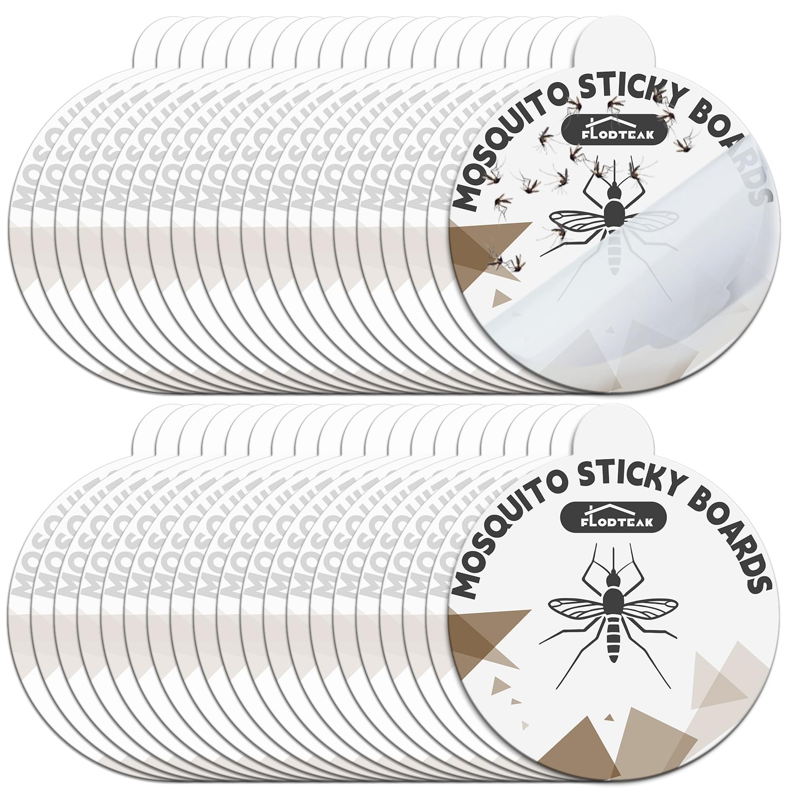 35PCS Mosquito Trap Sticky Refillable Glue Boards, 4.3" Refillable Glue Pads Compatible with Katchy Indoor Insect Trap, Fit for Katchy Fenun Mosquito Trap Bug Zapper Catcher