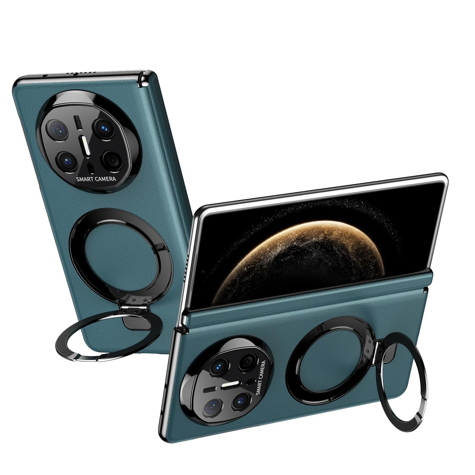 Coque Huawei Mate X6 avec support réglable et étui vert antichoc - 8