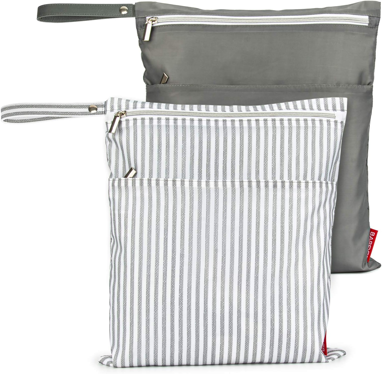 BABEYER 2Pcs Wet Dry Bags for Baby Cloth Diapers