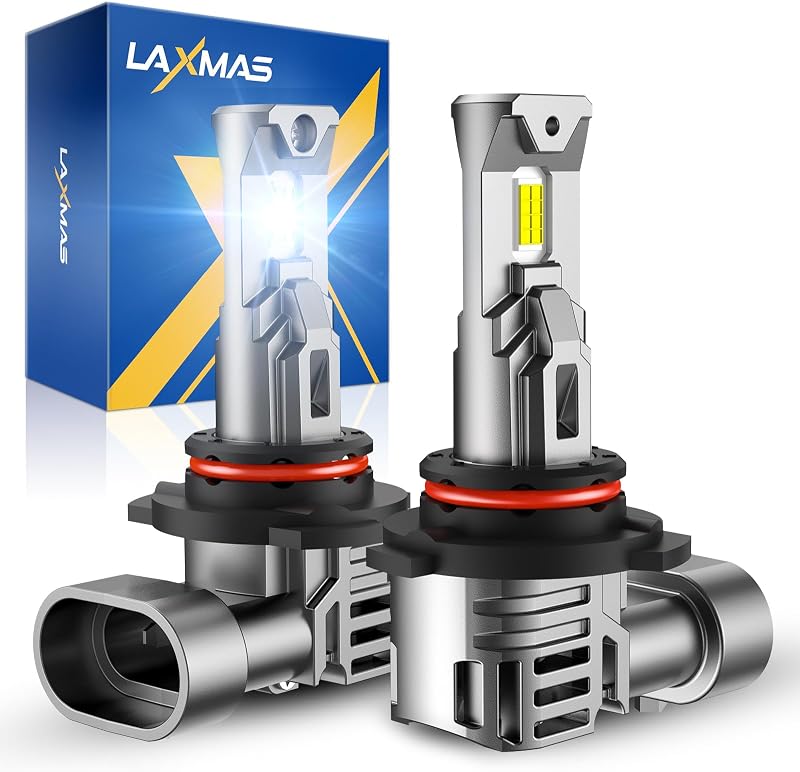 Lâmpadas LED para farol de neblina Laxmas 9005/HB3 6500 K, 50 W – Par