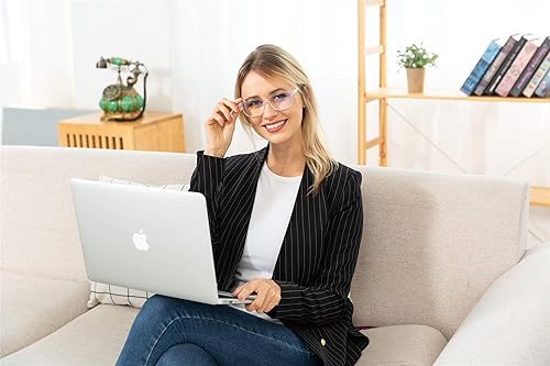 Miniatura 7 de Anteojos para computadora para bloquear la luz azul, antifatiga, unisex (hombremujer)