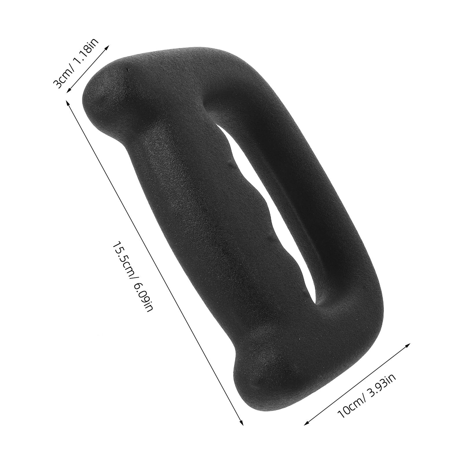 jojofuny Manubri Ergonomici a Forma di Mano con Impugnatura Stabile Antiscivolo in Metallo 1,5kg per Allenamento Domestico e Camminata Compatto e Resistente