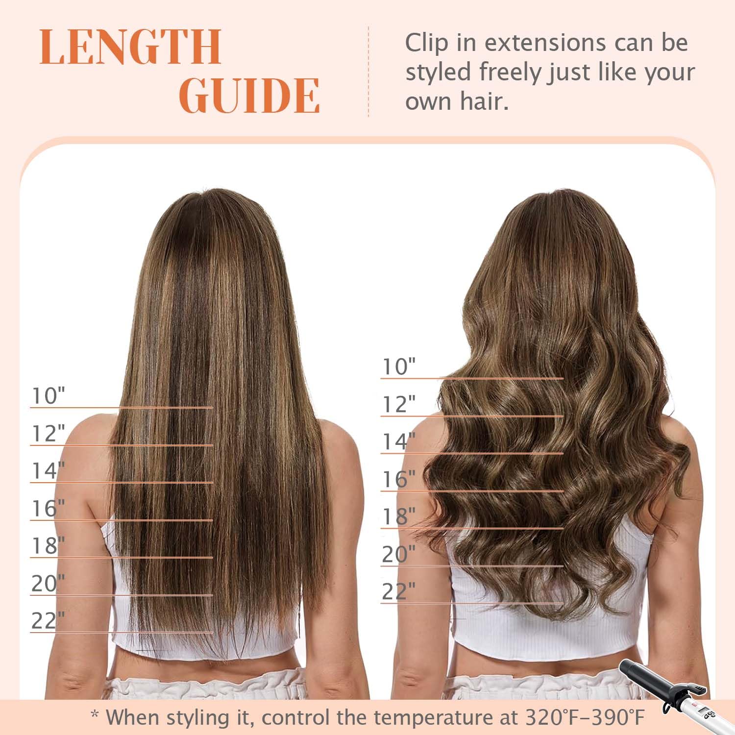 20 Inch Clip-In Human Hair Extension, 5 Secure Clips, Silky Straight Amazon.com : Hairro 20 Inch Clip in Human Hair Extensions  main image 3