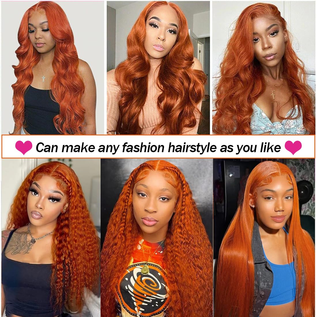 10A Ginger Bundles with Closure Human Hair Body Wave Bundles-12 14 16+12Inch, Unprocessed Raw Brazilian Human Hair Quick Weave Bundles with Free Part Lace Closure 350 Ginger Brown Color