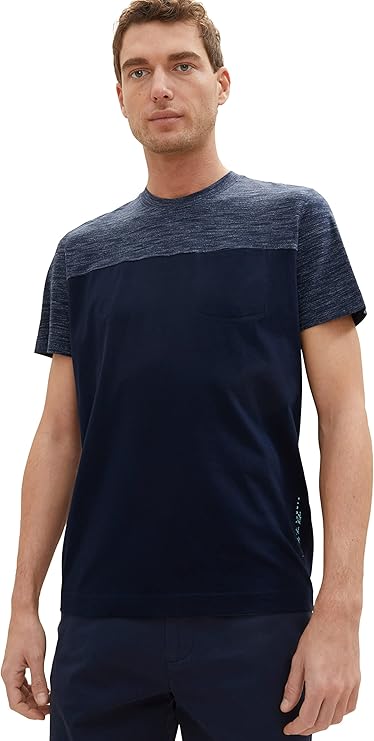 Camiseta Colorblock - VERDE - Grande (+1,90 M) - 12.00