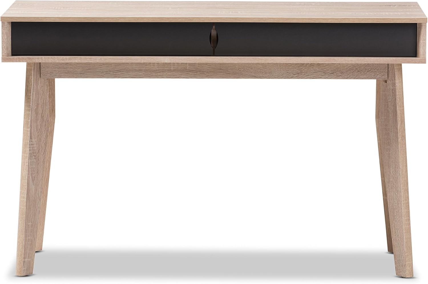Underside of desk with legs attached