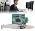 Carte graphique PCIe, Plug et Play, 512M Mémoire vidéo VGA Interface, avec faible consommation d'énergie 6W, pour X99 X79 Ordinateur de bureau de carte mère