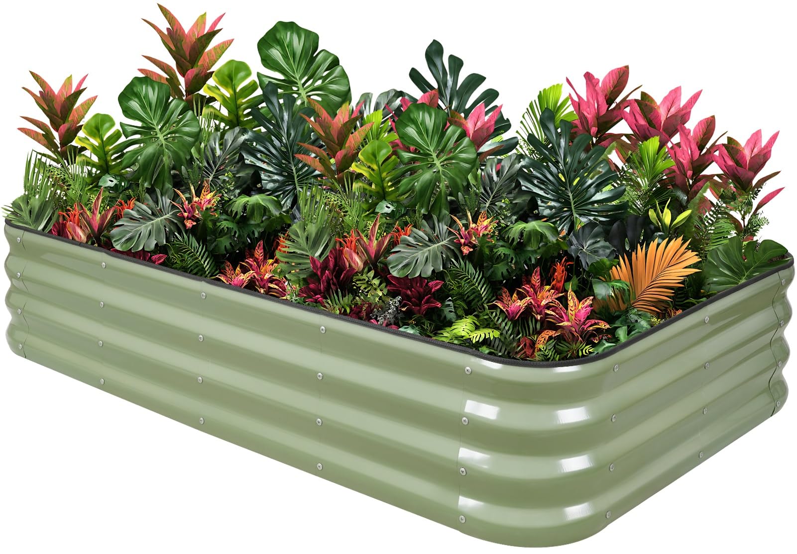 Photo 1 of 1MORE Raised Garden Bed,4 in 1 Modular Planter Raised Bed,5x3x1ft,Green-1Pk