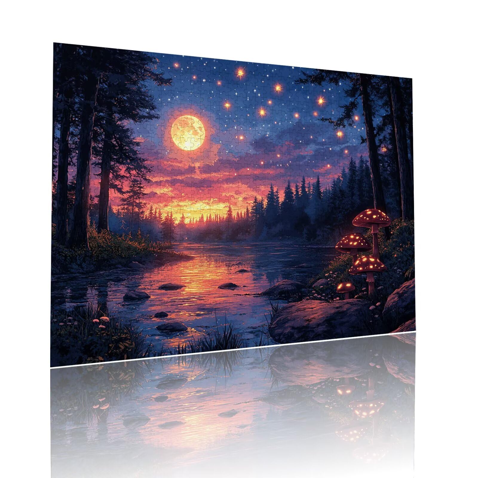 Puzzle Erwachsene 2000 Teile Mond Sternenhimmel Educa Jigsaw für Kinder ab 8 Jahren Mädchen Jungen, Erwachsene Impossible Klassische Puzzles Schwer, Anspruchsvoll Spielspaß, Geschenke 70x99cm t-998