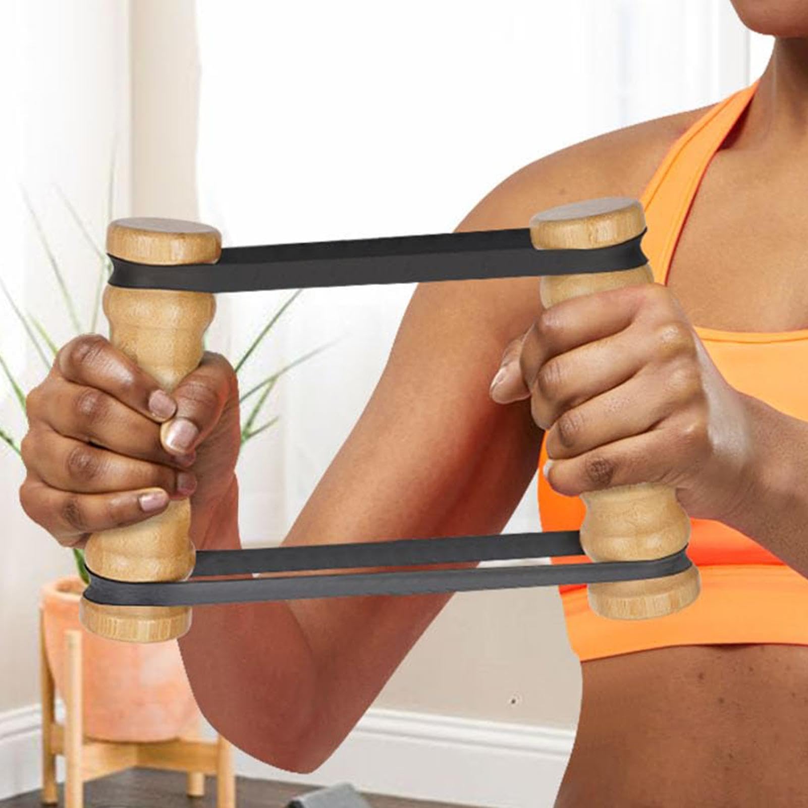 Rip Stick, Ripstick petto allenamento, costruzione muscolare spalla e resistenza attrezzature di allenamento, bande di resistenza regolabili con manici in legno