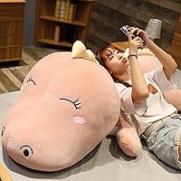 Vista 4 de Dinosaur Plush Toy Soft Big Dino Stuffed Animals Body Pillow,Cute Long Dinosaur Plush Hugging Pillow Lumbar Back Cushion Toys Doll Gifts for Kids