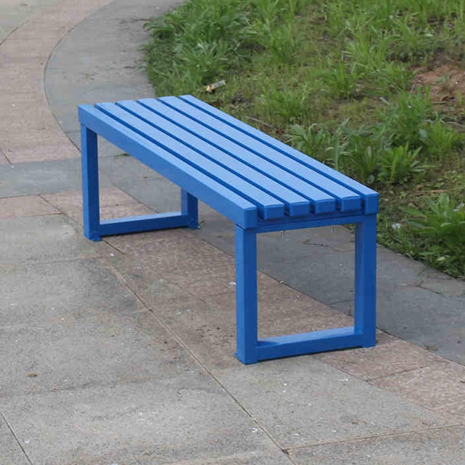 Banco de jardín impermeable de larga duración para olvidar el desgaste por lluvia y sol