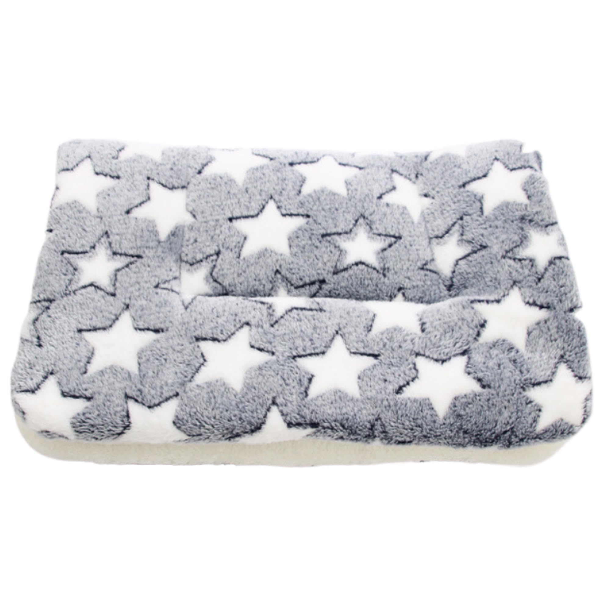 qczoyp Cozy Calming Cat Blanket Dog Blanket: 5 Sizes Flannel Cloth Self Warming Cat Mat, Ultra Soft Pet Beds for Small Medium Large Pet Dogs, Reversible Fleece Crate Kennel Mat Bed Liner (F, XL)