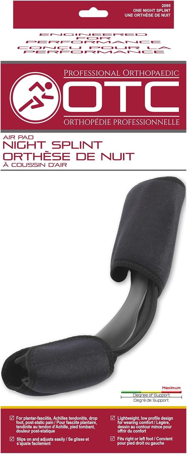 OTC Night Splint, Low-Profile, Airform Pads, Medium