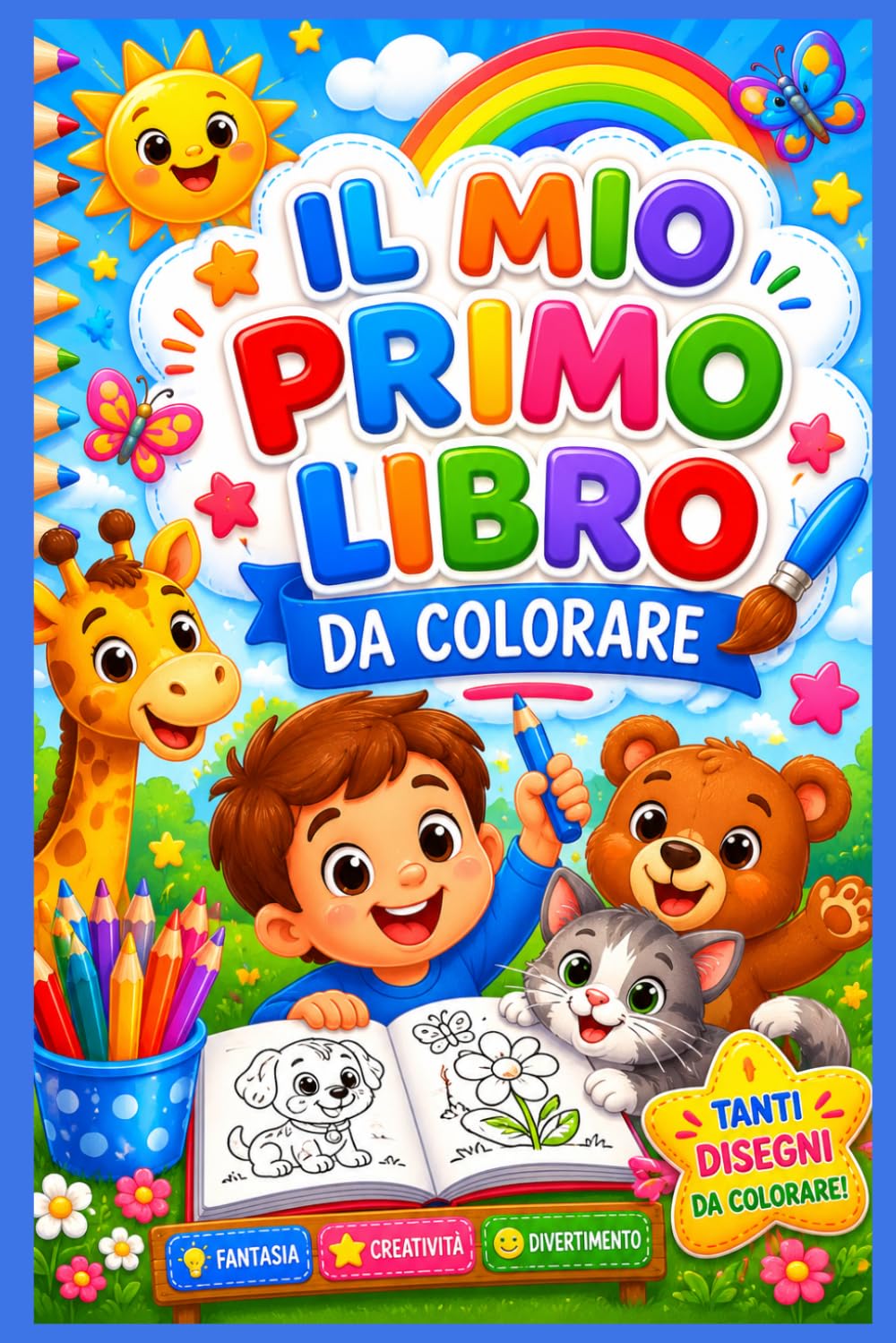 Il Mio Primo Libro Da Colorare: Album con disegno da colorare