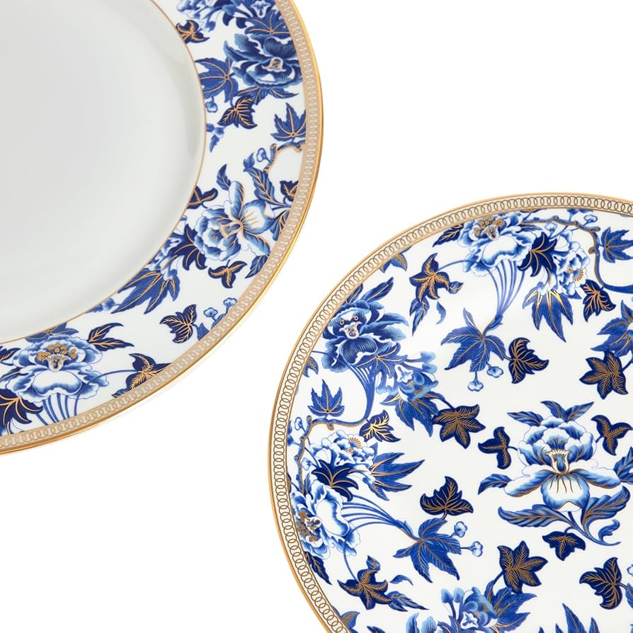 ［新品］ウエッジウッド ハイビスカス　デザートプレート　英国製　希少限定品 新品］ウエッジウッド ハイビスカス デザートプレート 英国製