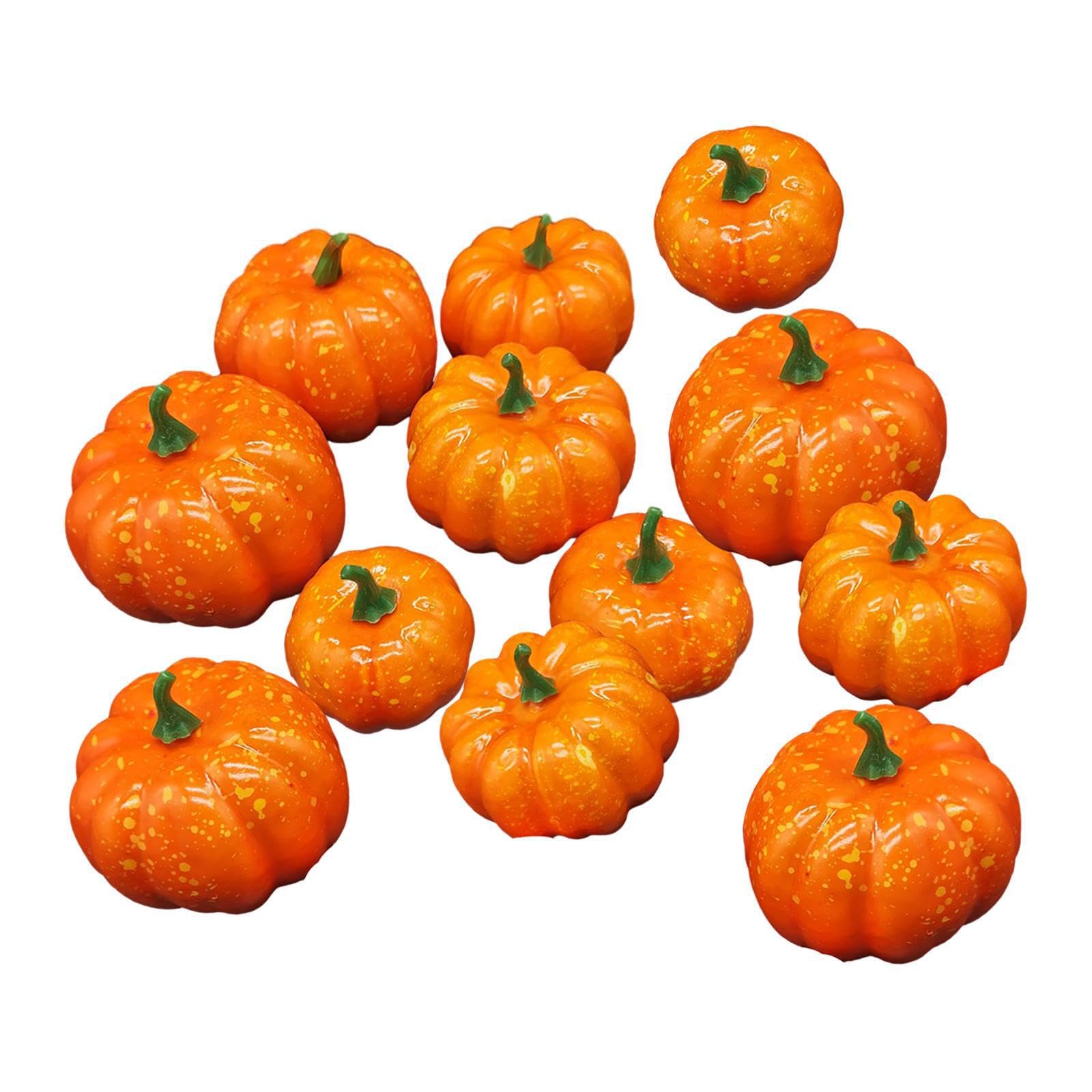 PIXZCSA Artificial Pumpkin Decoration Thanksgiving Centerpieces And Seasonal Gifts Halloween Pumpkins Gourds Decoration Decorative Fall Wedding Decorations Festive Party Supplies