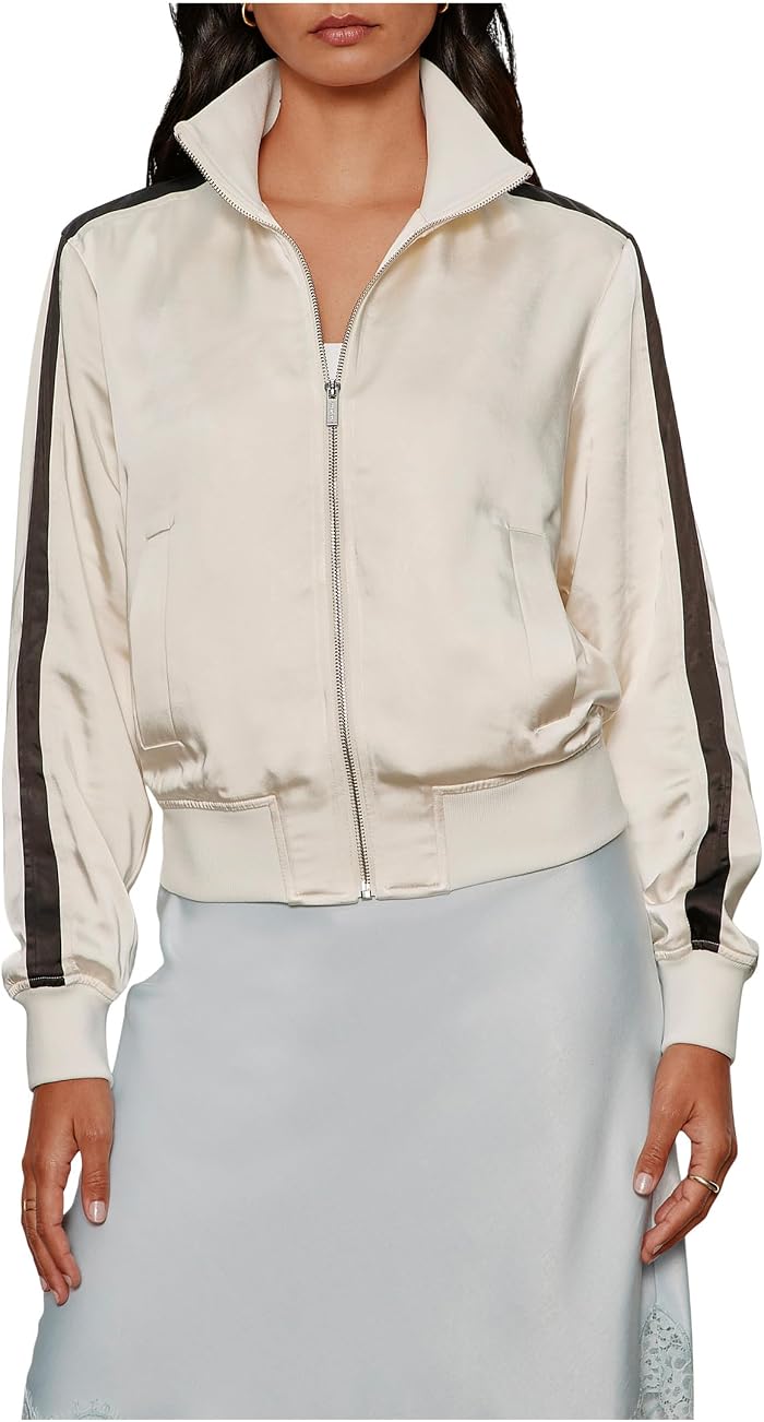 Sanctuary Satin Track Jacket