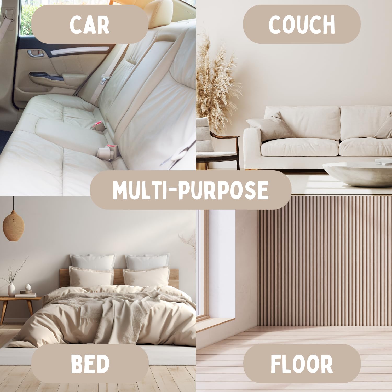 Original Hundedecke Sofa - Hundedecke Sofa - Hundekorb - Premium - Komplett abnehmbar - Rippenstoff - Mokka Taupe - 120x90 - Größe L