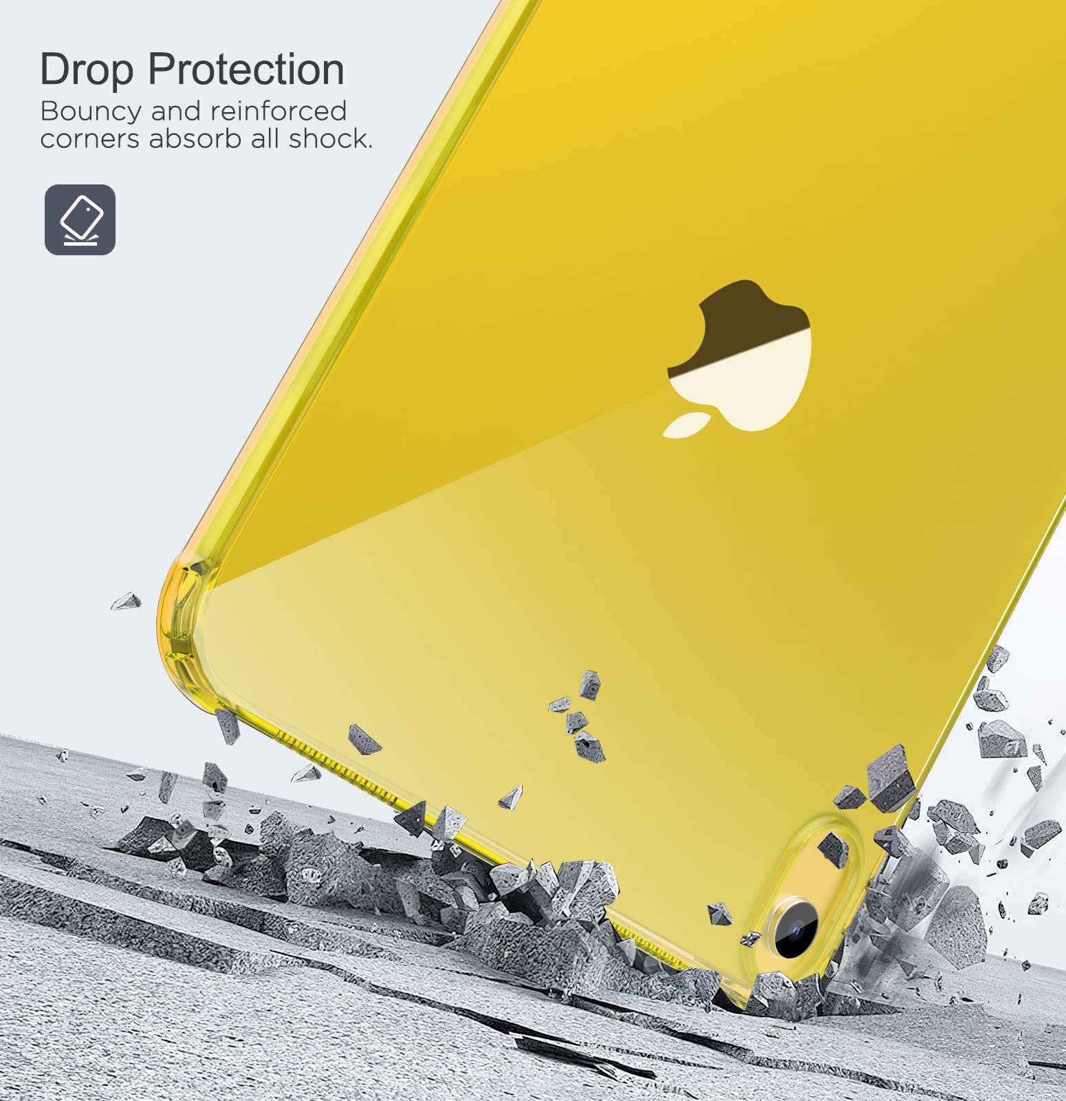 MoKo voor iPad 10e generatie hoesje 2022, slanke standaard harde PC doorschijnende achterkant shell smart cover case voor iPad 10e generatie 10.9 inch 2022, ondersteuning Touch ID, automatisch