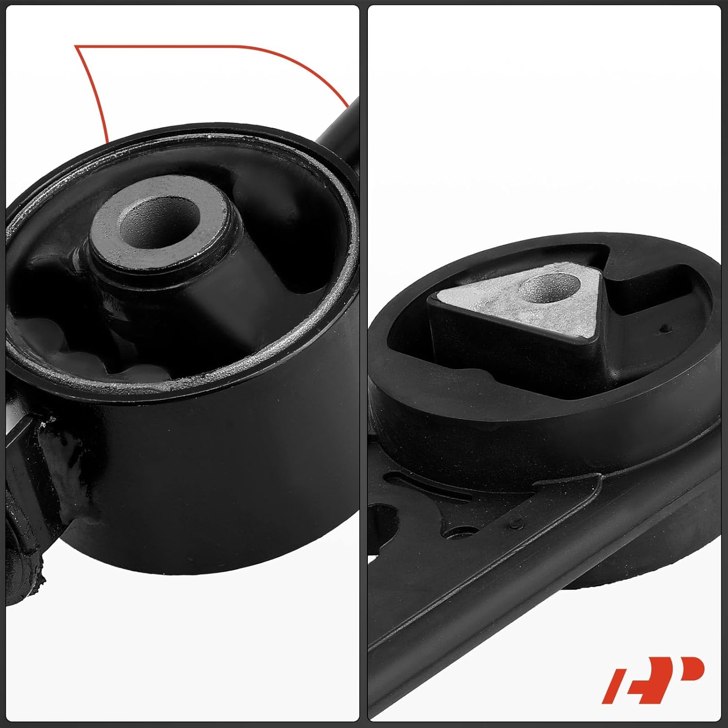 A-Premium Front and Rear Torque Strut Mount Kit Compatible with Nissan Versa 2007-2012, Cube 2009-2014, 1.8L, 2-PC Set, Replace# 11360ED000, 11360EL00A