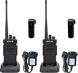 Retevis RT29D DMR Cyfrowe Krótkofalówki, Wodoodporny IP67, Duża Moc, Dobre Szyfrowanie, 3200 mAh, Krótkofalówki Dalekiego Zasięgu do Hotelu, Logistyki(Czarny, 2 Szt)